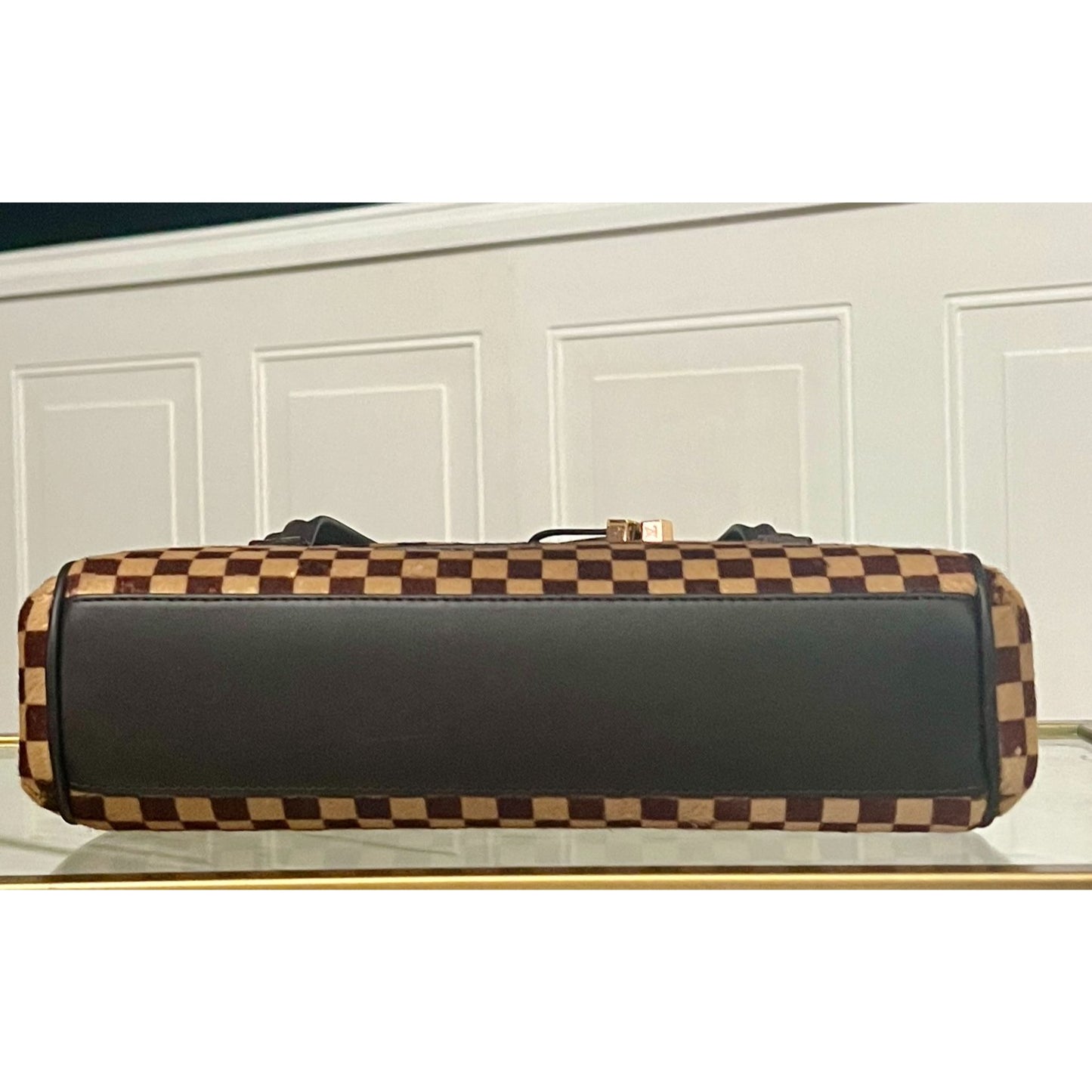 Louis Vuitton Vintage Damier Sauvage Lionne Pony Hair Handbag 623E191P