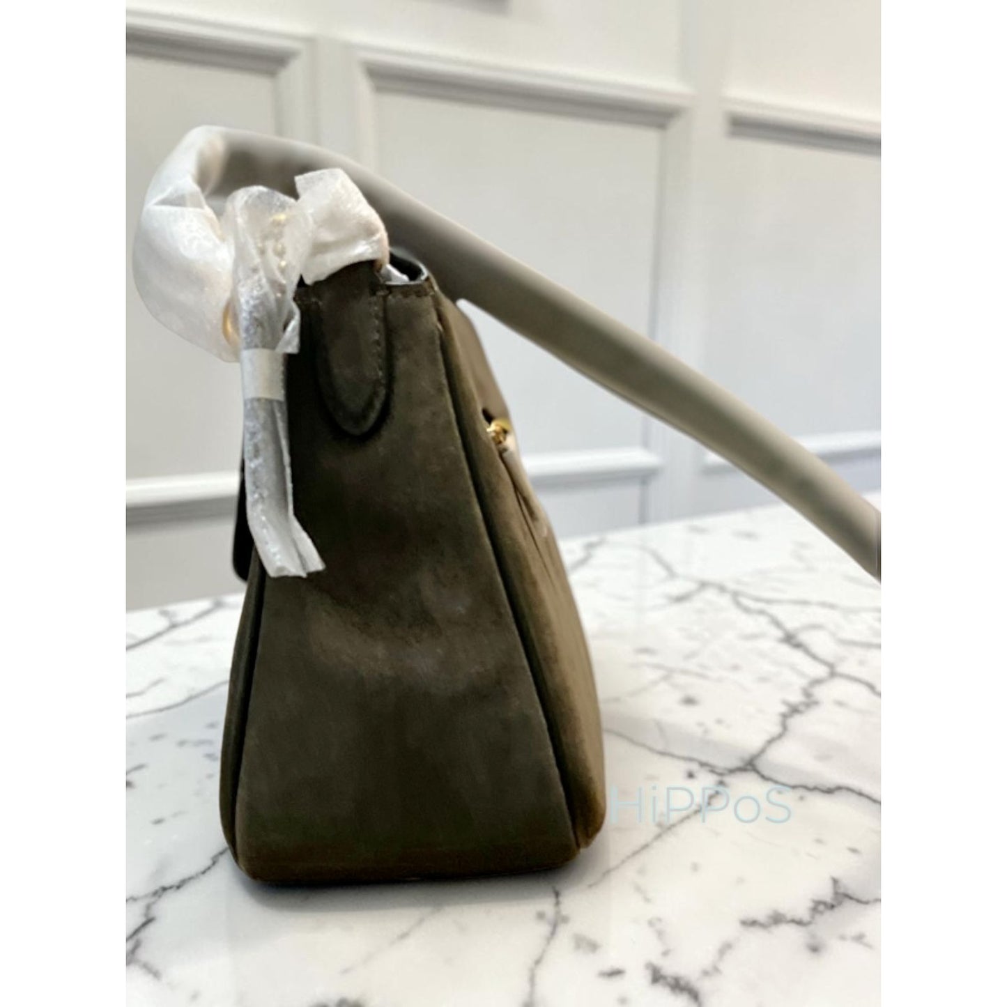 New!!!  Coach Olive Green Suede Soft Tabby Shoulder Bag / Crossbody 703A182P