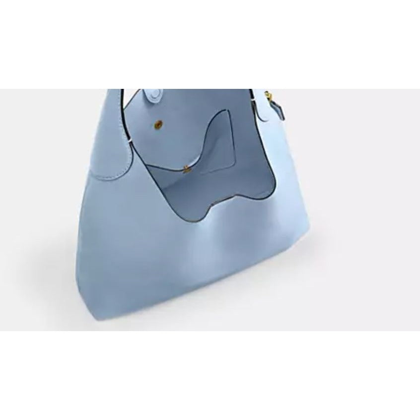 NEW!  AUTHENTIC COACH LARGE BROOKLYN 39 IN BLUEBELL HOBO HANDBAG