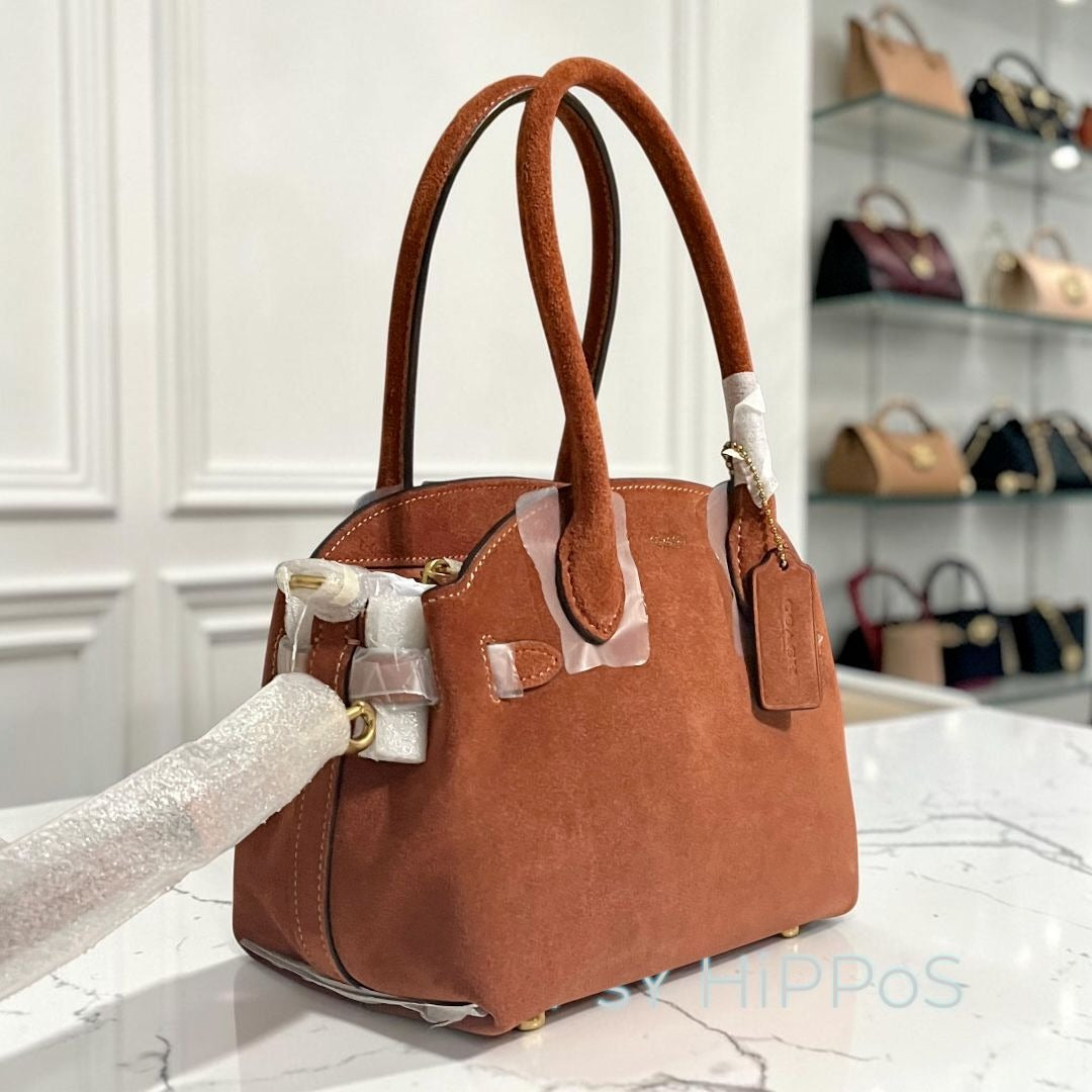 NEW!! Authentic COACH Suede Empire Carryall 21.  730A162P