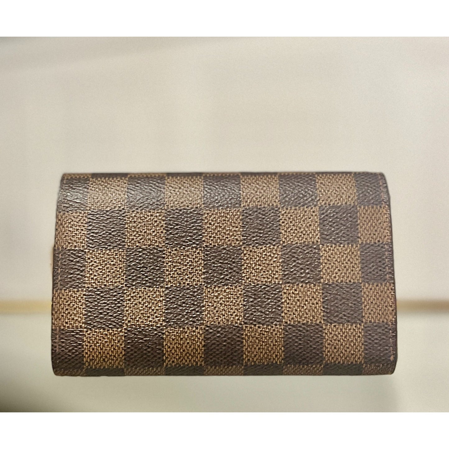 Louis Vuitton Damier Ebene Compact Wallet - Vintage Canvas Bifold