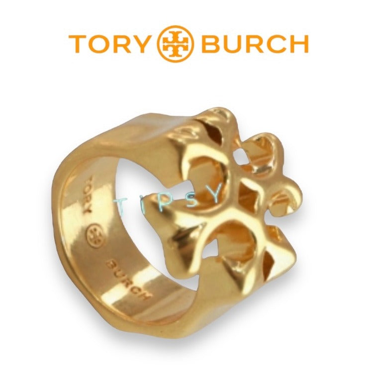 SIZE 7 - Tory Burch Roxanne Gold Ring