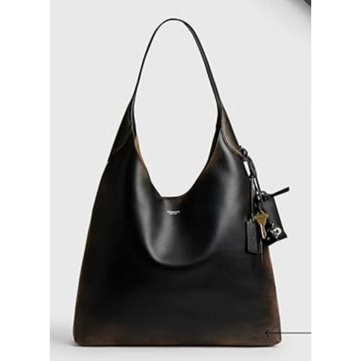 NEW!  COACH Loved Leather Brooklyn 39 Hobo Tote Bag with Bag Charm 623A330P