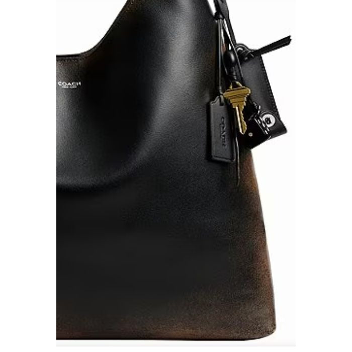 NEW!  COACH Loved Leather Brooklyn 39 Hobo Tote Bag with Bag Charm 623A330P