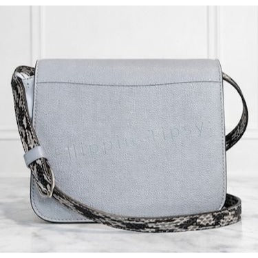 BEAUTIFUL!!  Coach Grey Brynn Shoulder Bag/Crossbody Bag with Matching Python Strap