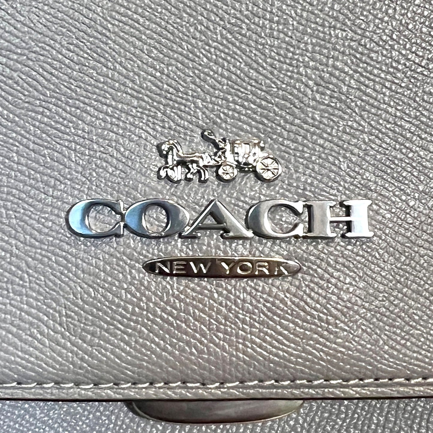 BEAUTIFUL!!  Coach Grey Brynn Shoulder Bag/Crossbody Bag with Matching Python Strap
