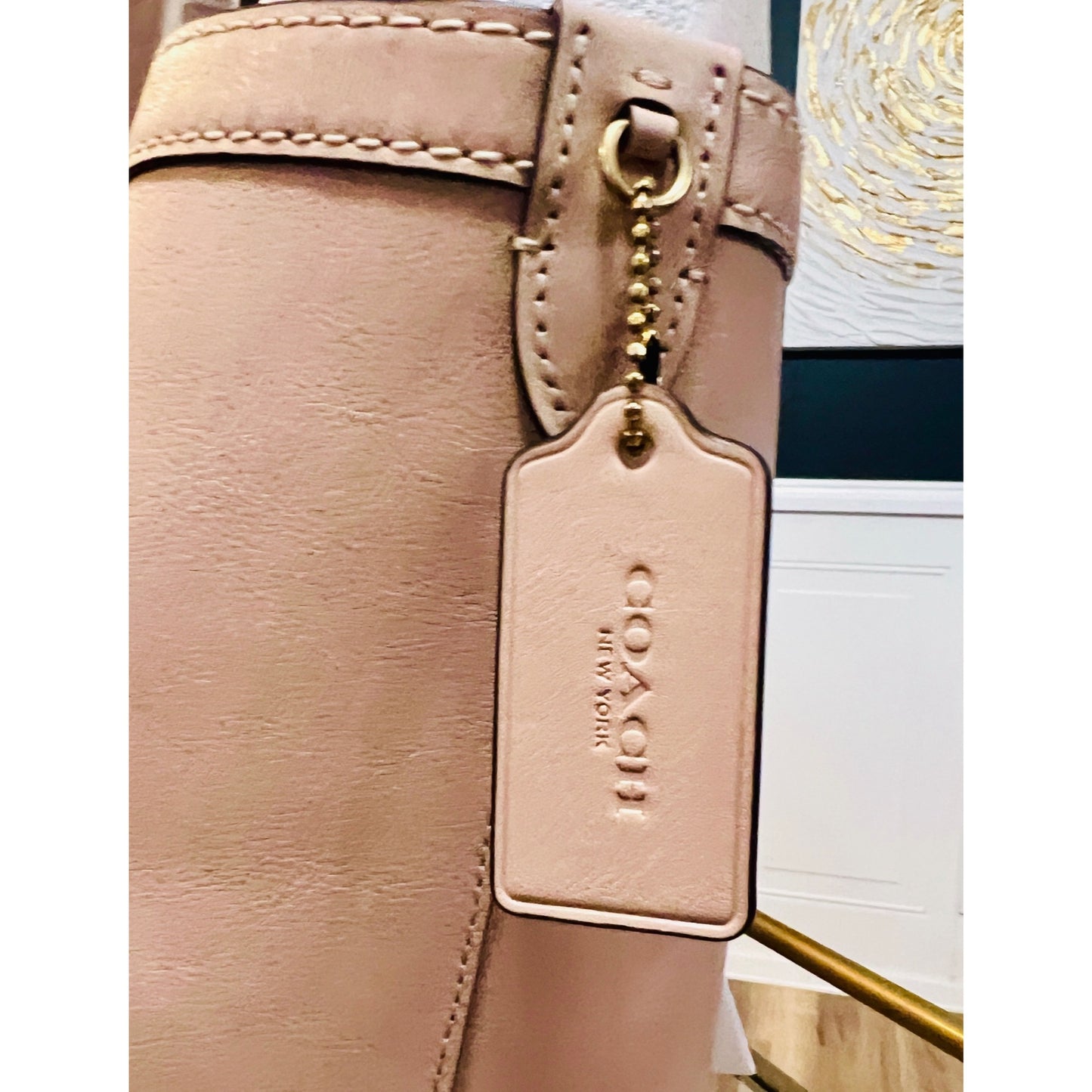 COACH Gramercy Tote Shoulder Bag in Cream
