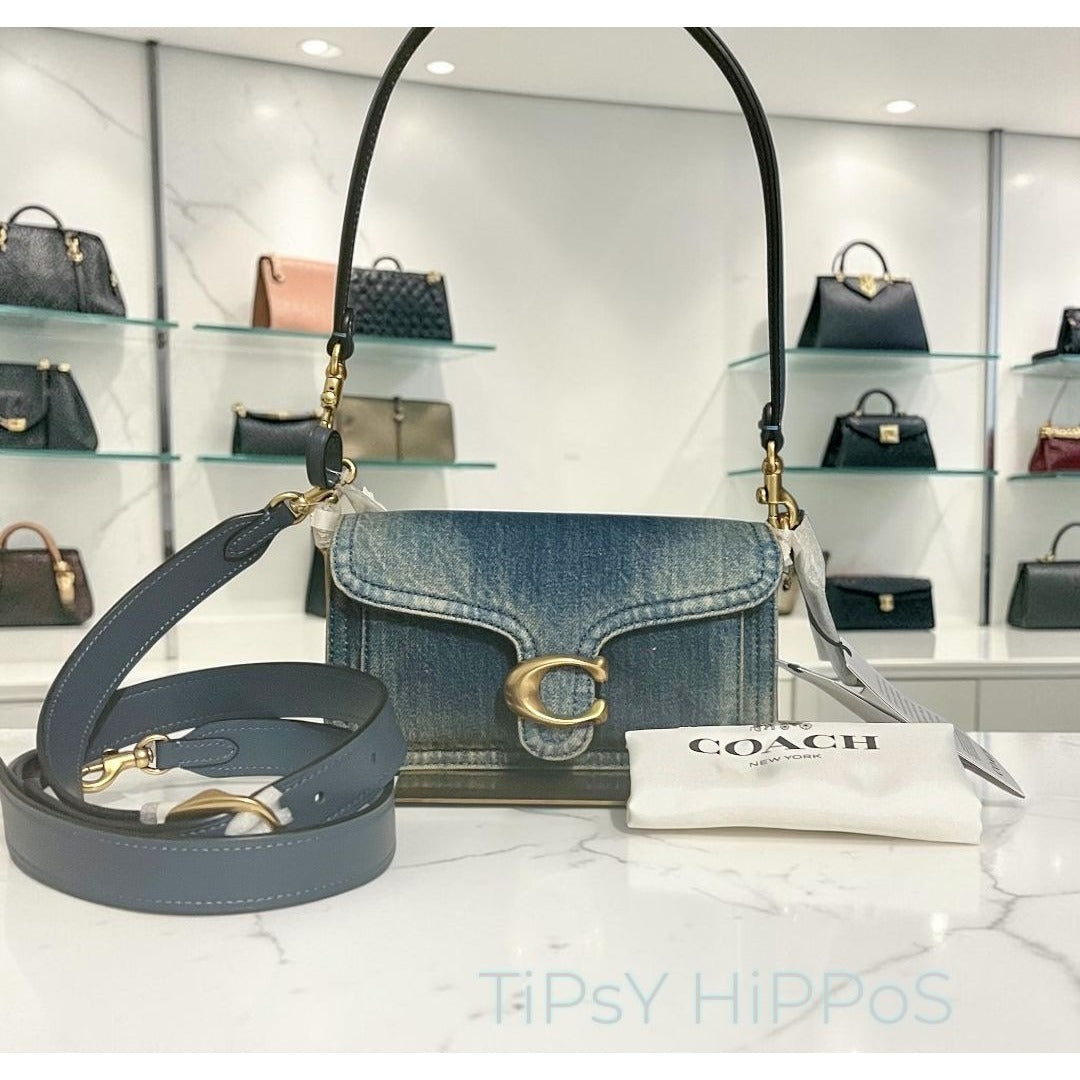 NEW WITH TAGS COACH DENIM TABBY 20 SHOULDER BAG   (726D210P)