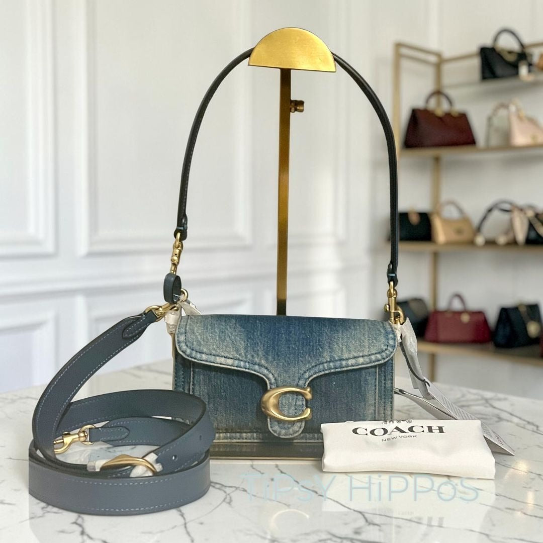 NEW WITH TAGS COACH DENIM TABBY 20 SHOULDER BAG   (726D210P)