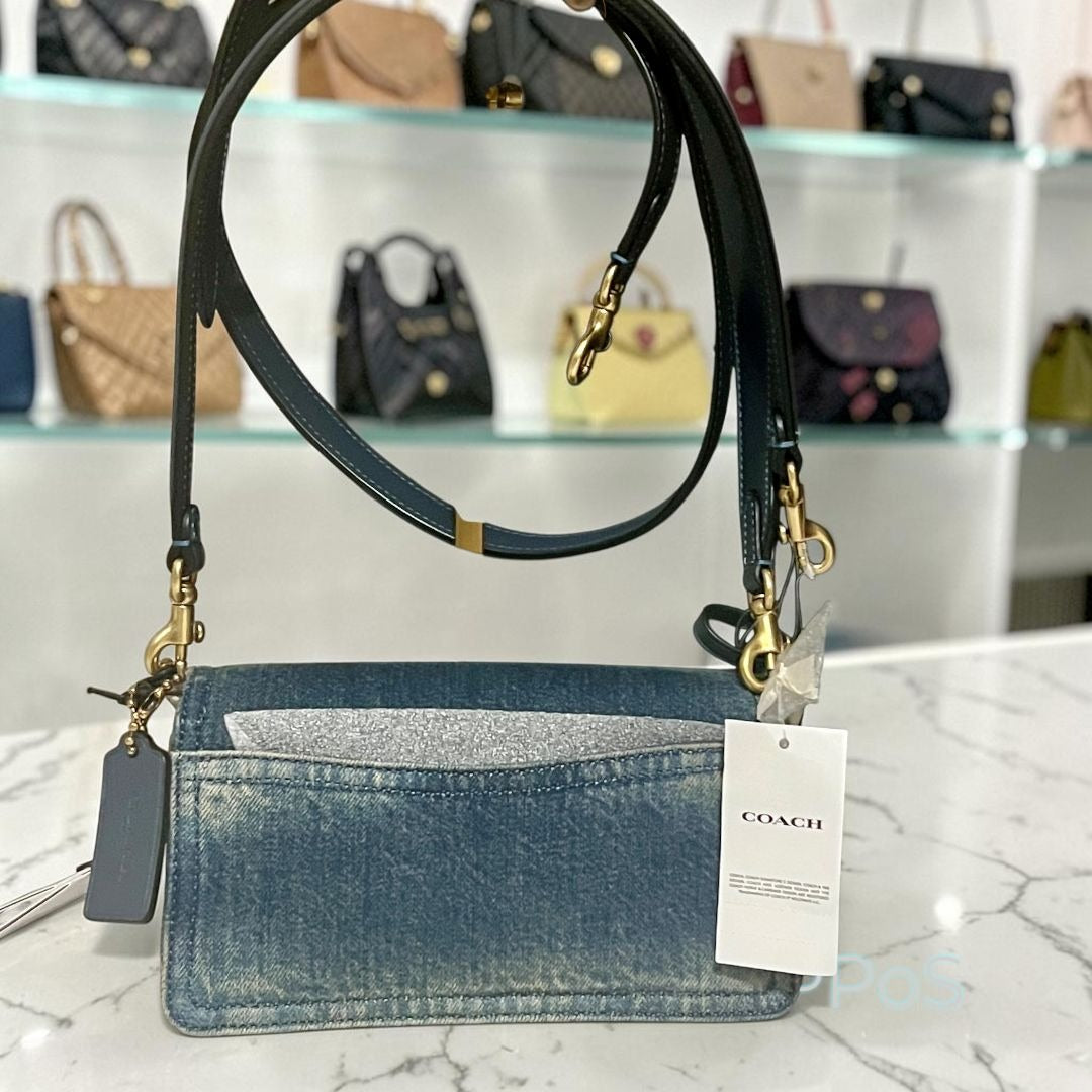 NEW WITH TAGS COACH DENIM TABBY 20 SHOULDER BAG   (726D210P)