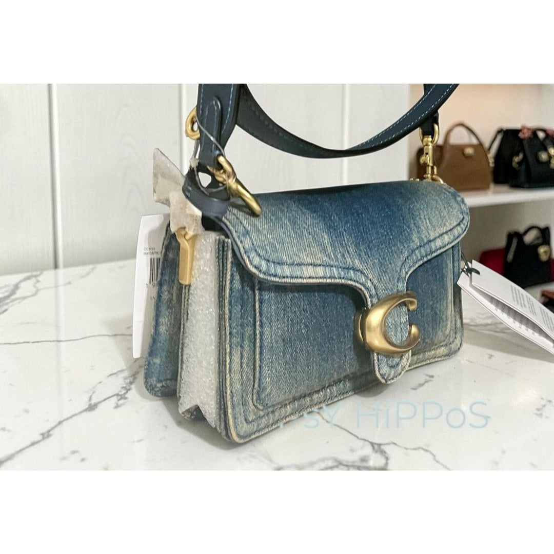 NEW WITH TAGS COACH DENIM TABBY 20 SHOULDER BAG   (726D210P)