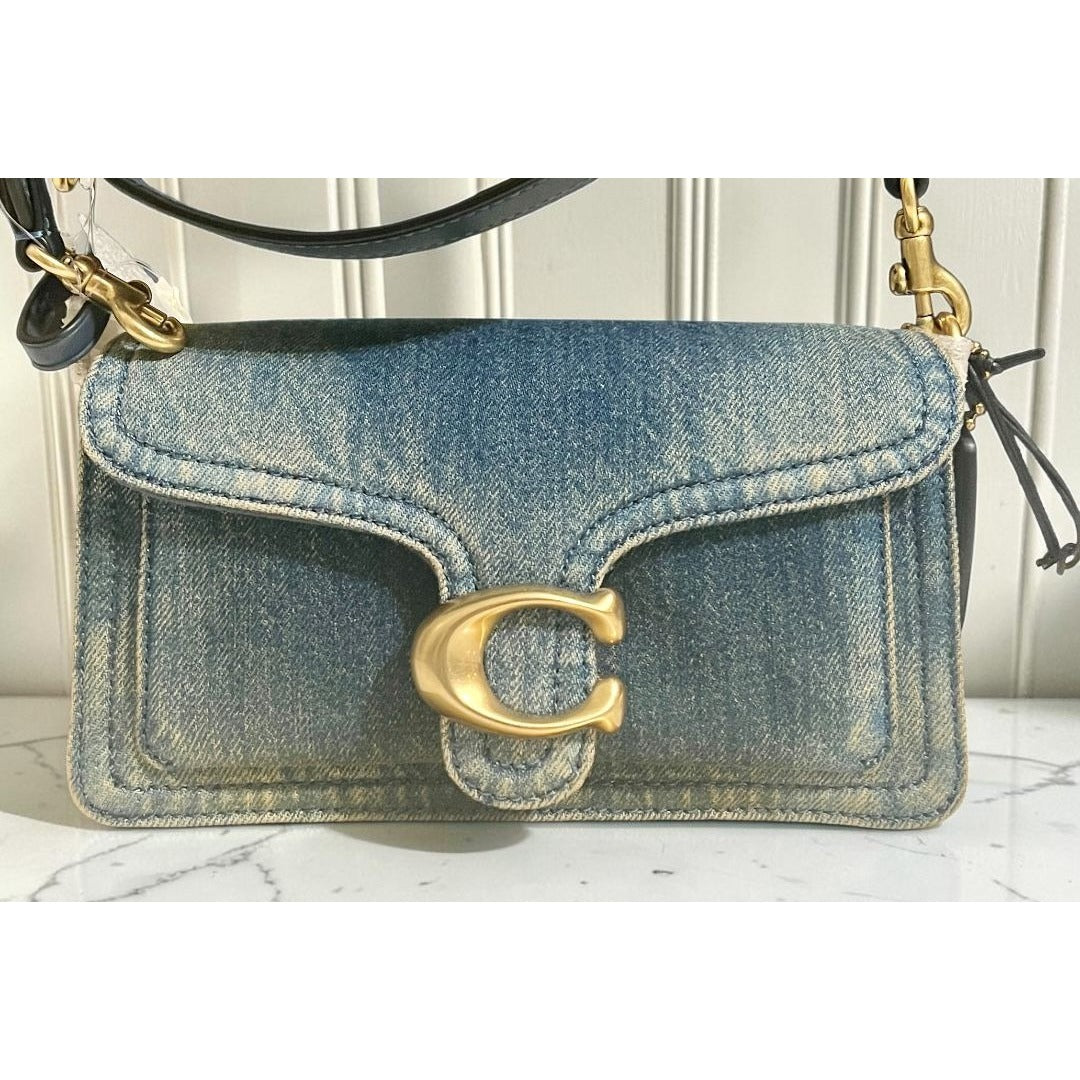 NEW WITH TAGS COACH DENIM TABBY 20 SHOULDER BAG   (726D210P)