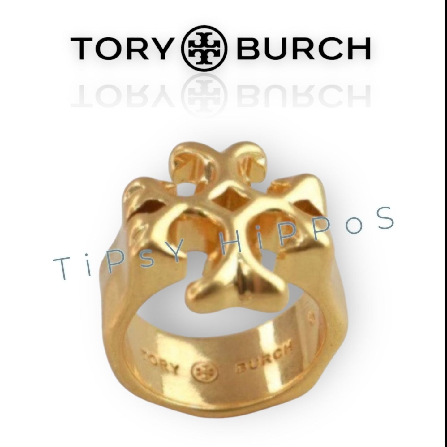 SIZE 6 - Tory Burch Roxanne Gold Ring