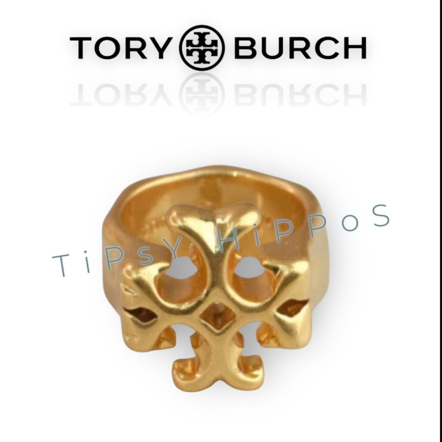 SIZE 6 - Tory Burch Roxanne Gold Ring