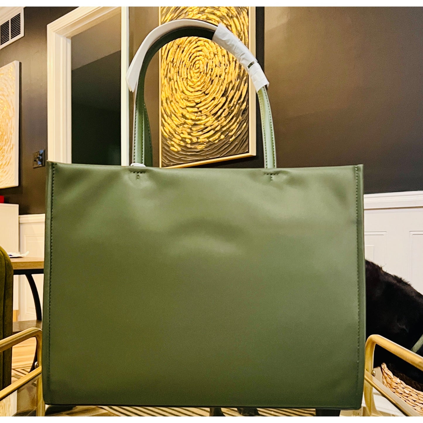 Tory Burch Moss Green Ella Tote