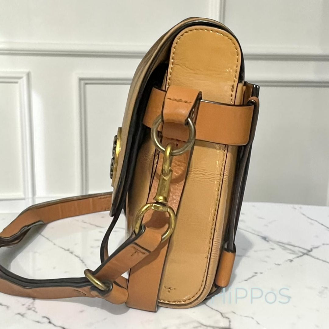 RARE!!  Authentic Tory Burch Camel Brown Alastair Shoulder Bag/Crossbody