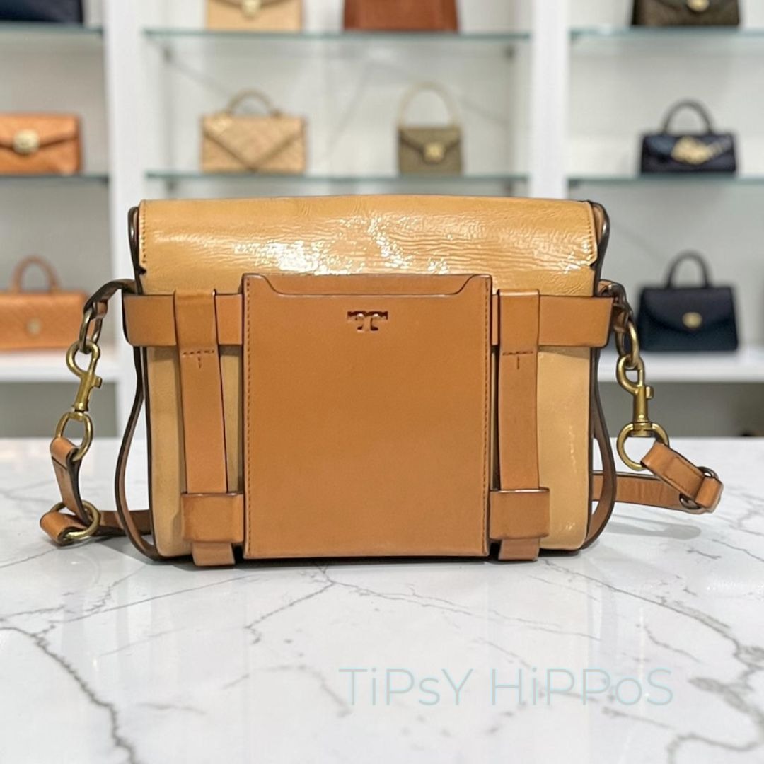 RARE!!  Authentic Tory Burch Camel Brown Alastair Shoulder Bag/Crossbody
