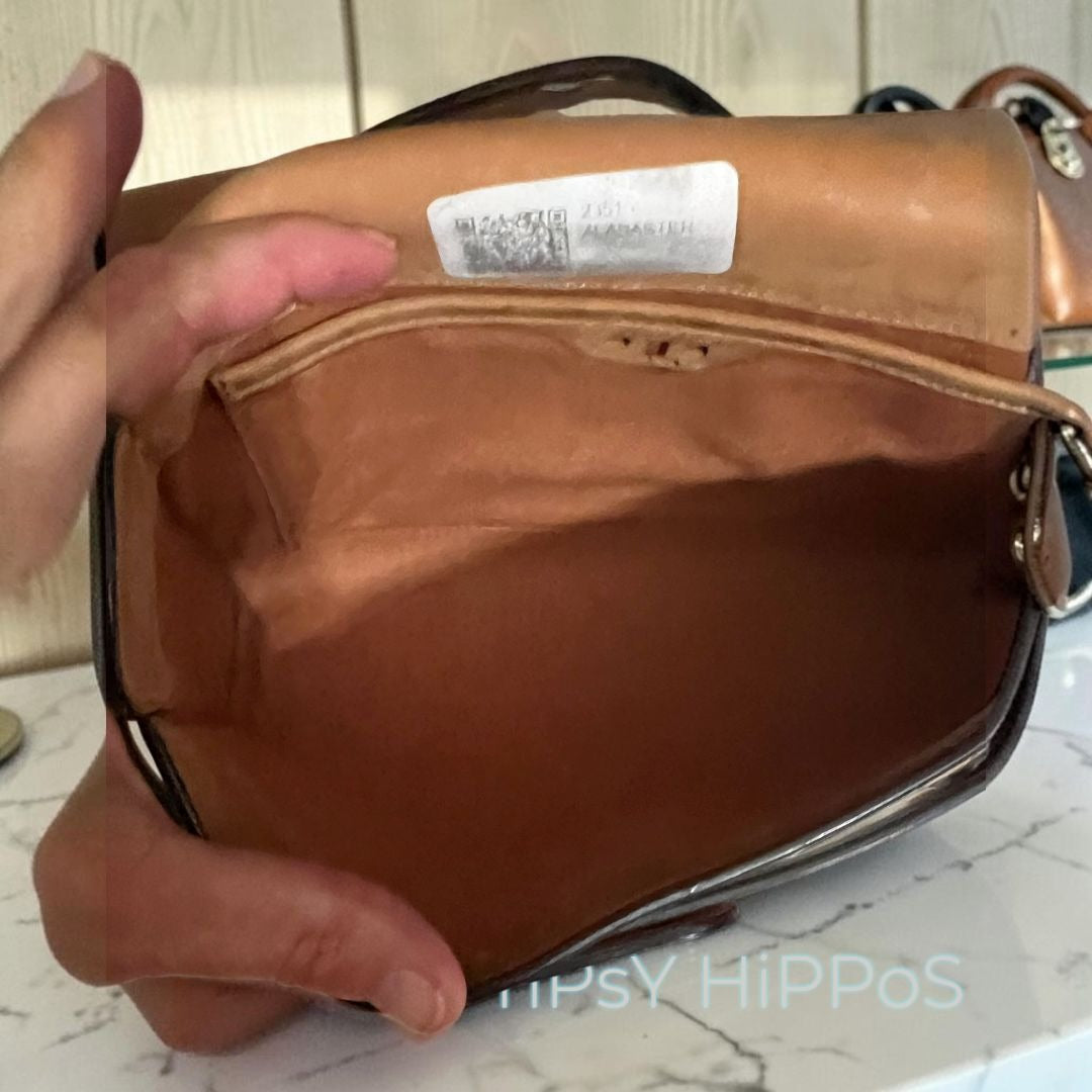 RARE!!  Authentic Tory Burch Camel Brown Alastair Shoulder Bag/Crossbody
