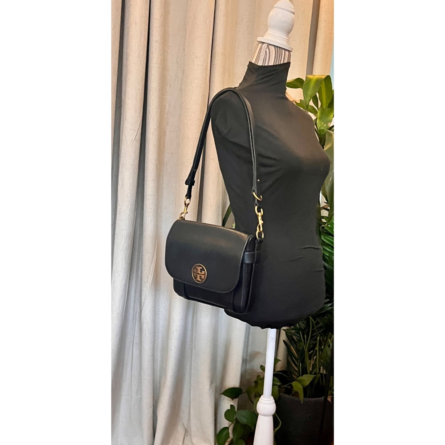 RARE!!  Authentic Tory Burch Camel Brown Alastair Shoulder Bag/Crossbody
