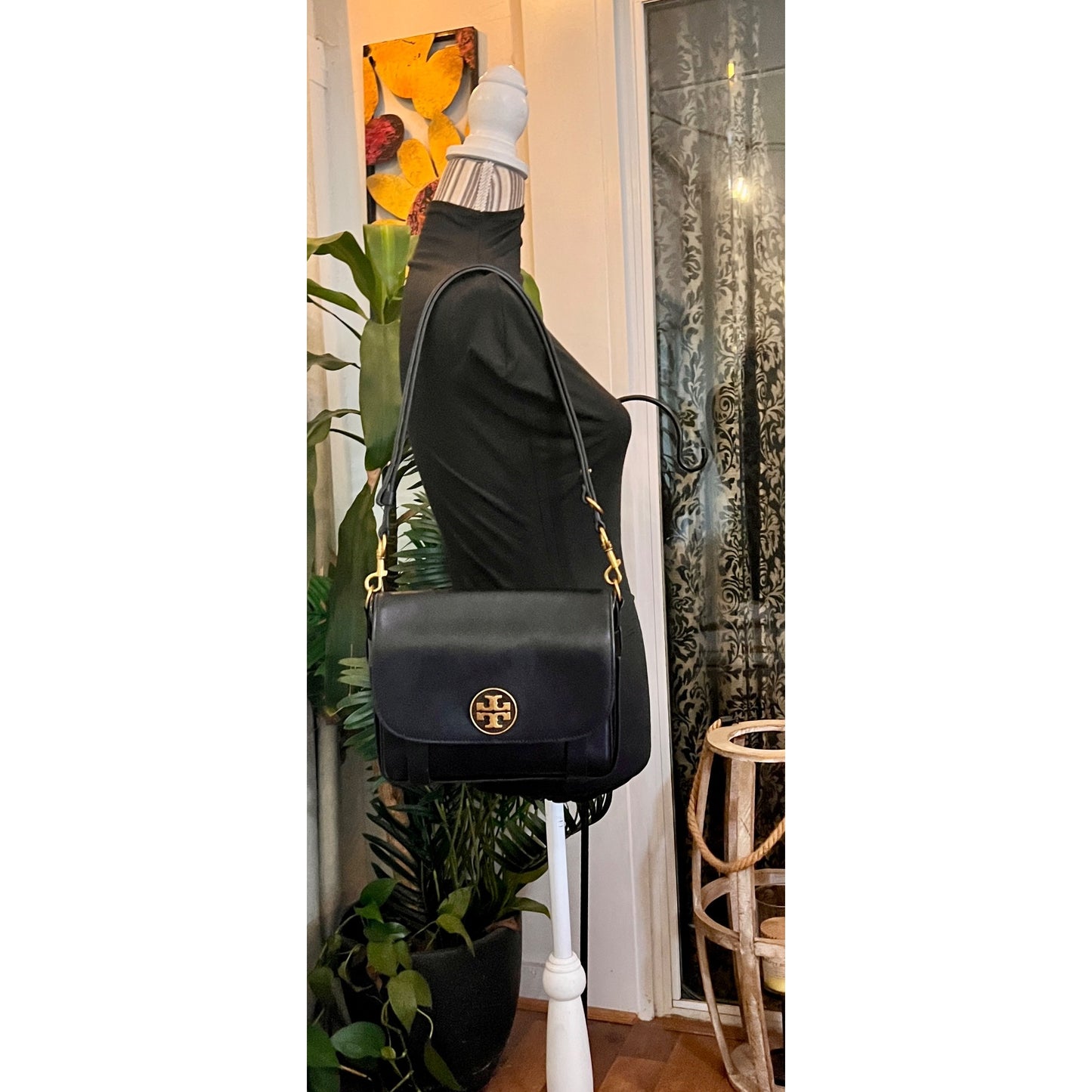 RARE!!  Authentic Tory Burch Camel Brown Alastair Shoulder Bag/Crossbody