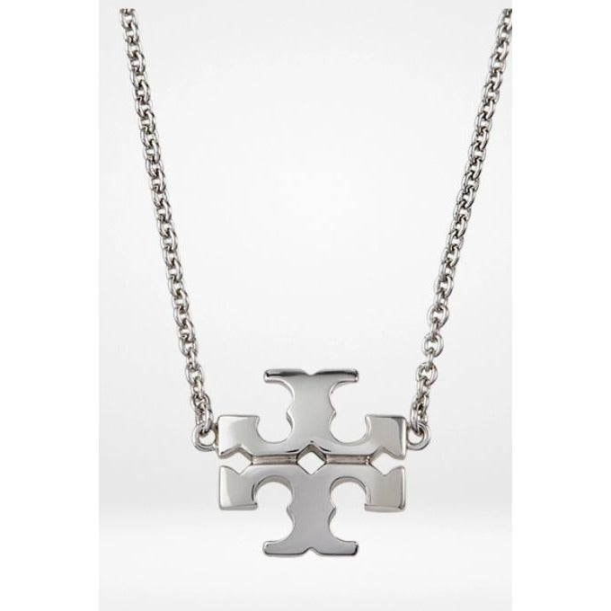 Tory Burch Silver Kira Necklace and Earring Set