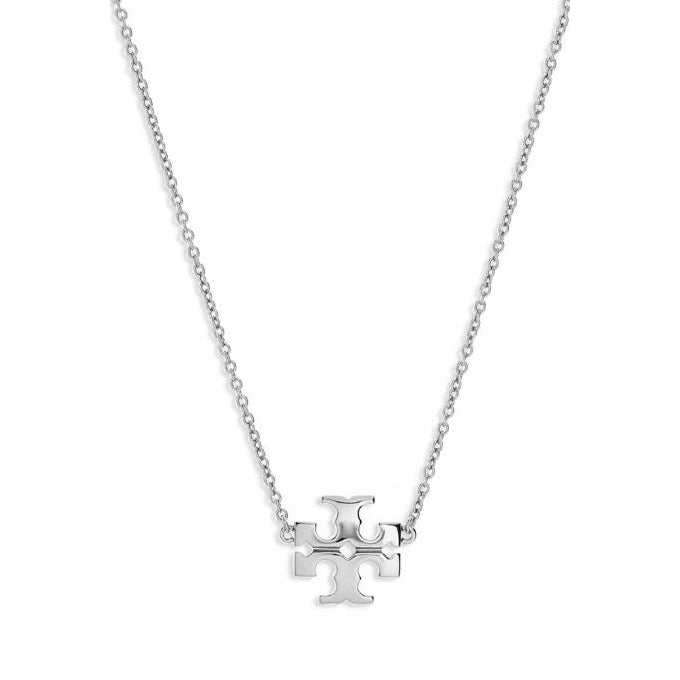 Tory Burch Silver Kira Necklace and Earring Set
